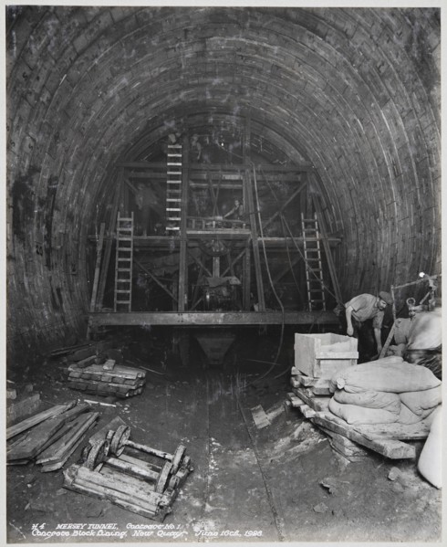 Queensway Tunnel, Liverpool, 1928. Creator: Stewart Bale Limited.