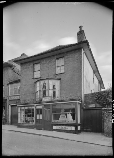 JO Kent, Butchers Shop, 9 Market Street, North Walsham, North Norfolk, Norfolk, 1947. Creator: Herbert Felton.