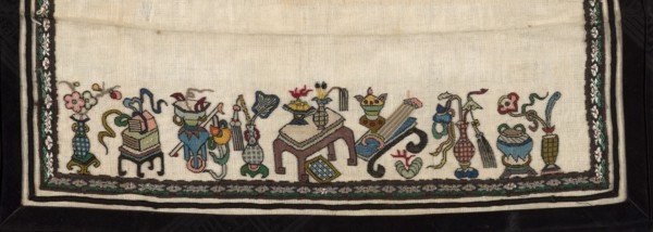Trouser Band, China, Qing dynasty (1644-1911), 1875/1900. Creator: Unknown.