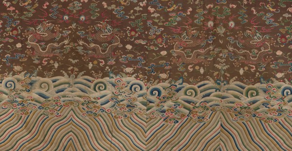 Panel (Dress Fabric), China, Qing dynasty (1644-1911), 1750/1800. Creator: Unknown.