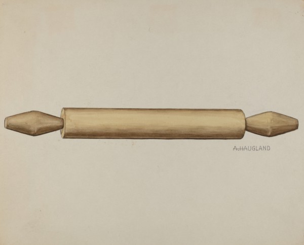 Rolling PIn, c. 1937. Creator: Augustine Haugland.