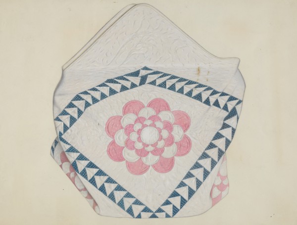 Quilt, c. 1937. Creator: William High.