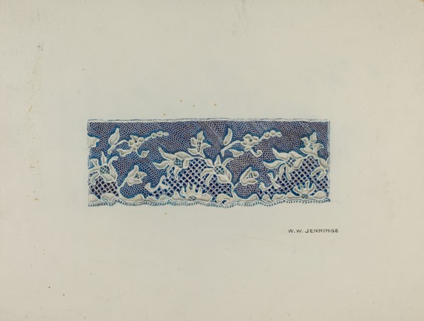 Lace Trim, 1935/1942. Creator: Walter W. Jennings.
