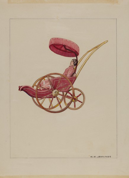 Doll Carriage, 1935/1942. Creator: Walter W. Jennings.