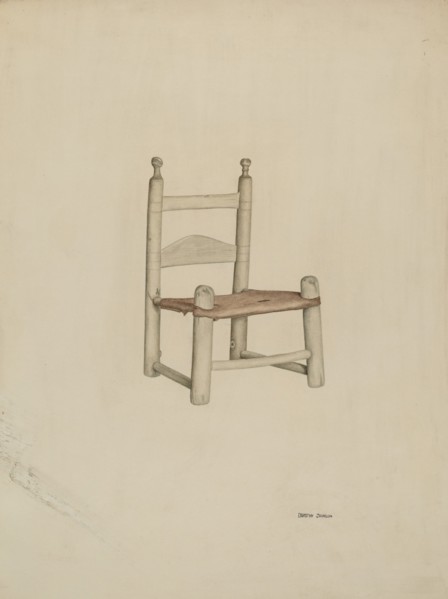 Sewing Chair, 1939. Creator: Dorothy Johnson.