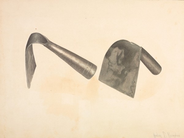 Amana Dough Trough Scrapers, c. 1939. Creator: Harley Kempter.