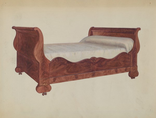 Bed Double, 1935/1942. Creator: Virginia Kennady.