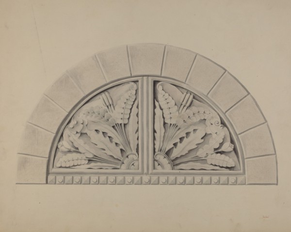 Architectural Ornament, c. 1936. Creator: William Kerby.