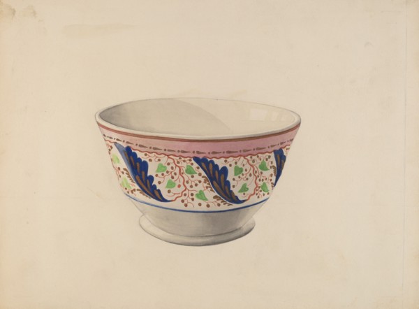 Soup Bowl, c. 1936. Creator: William Kerby.