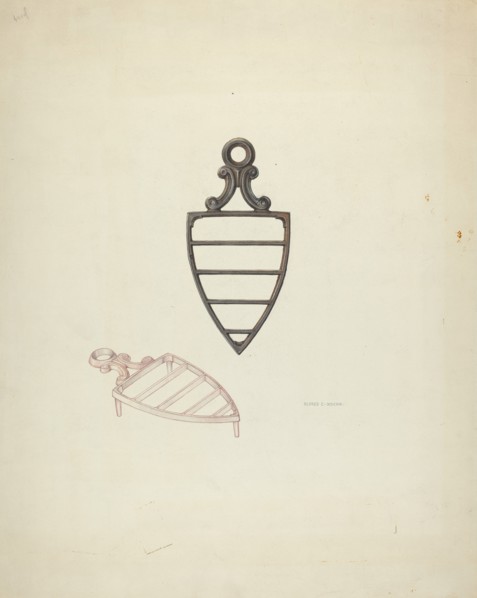Trivet, c. 1939. Creator: Alfred Koehn.