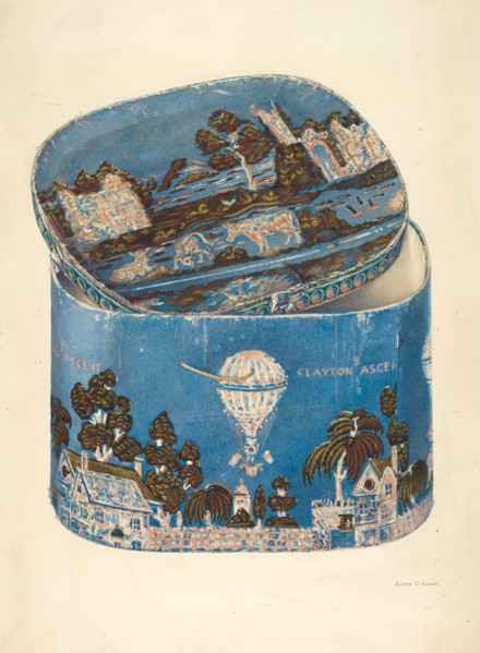 Bandbox Design, 1935/1942. Creator: Alfred Koehn.