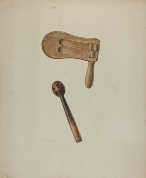 Policeman's Rattle, c. 1939. Creator: Alfred Koehn.
