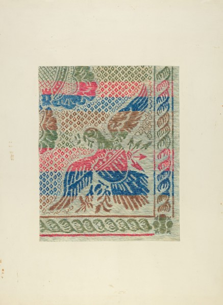 Homespun Bedspread, c. 1938. Creator: Gene Luedke.