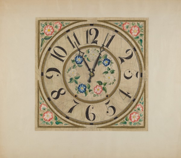 Clock Face, c. 1937. Creator: Gene Luedke.