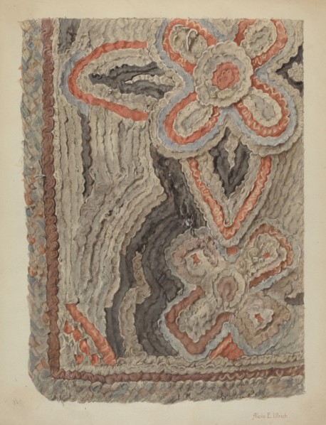 Shaker Rug 1935/1942. Creator: Alois E. Ulrich.