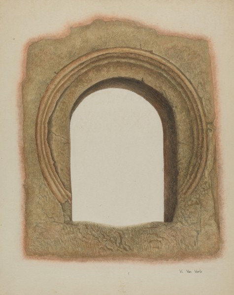 Chapel Window, c. 1939. Creator: Vera Van Voris.