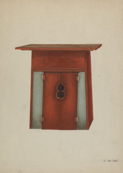 Altar for Chinese Temple, c. 1939. Creator: Vera Van Voris.