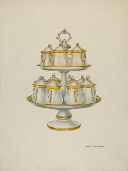 Lazy Susan, c. 1940. Creator: Harry Mann Waddell.