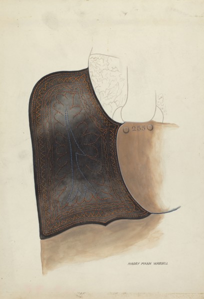Side Saddle - California Syle, c. 1937. Creator: Harry Mann Waddell.