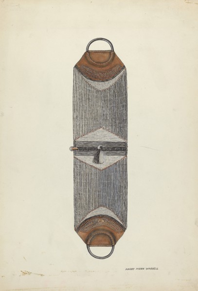 Horse Hair Cinch, c. 1936. Creator: Harry Mann Waddell.