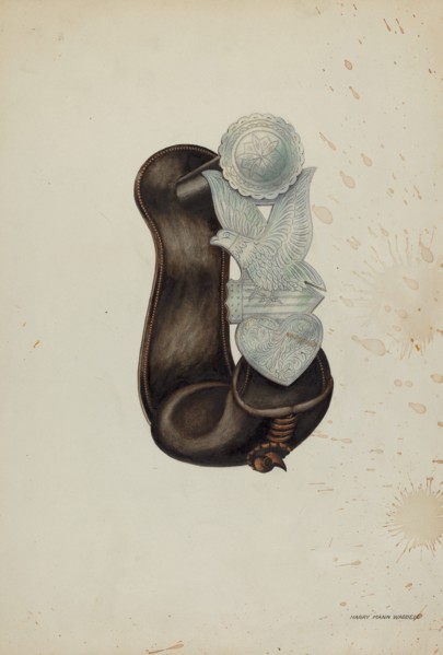 Stirrup, c. 1940. Creator: Harry Mann Waddell.