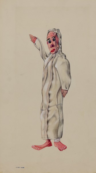 Baby Hand Puppet, c. 1936. Creator: Elmer Weise.