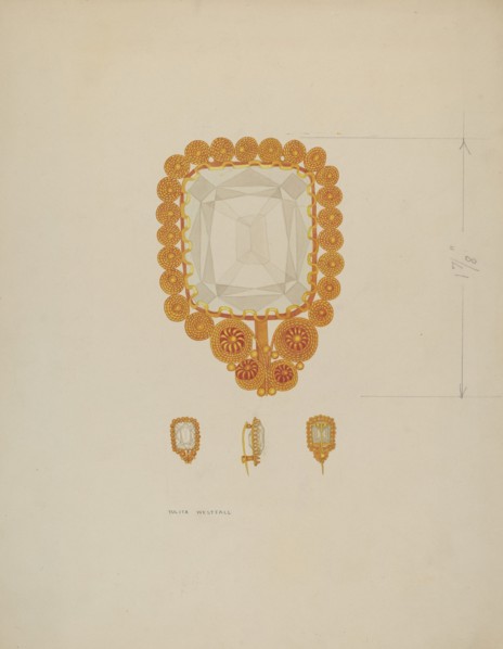 Brooch, c. 1937. Creator: Tulita Westfall.