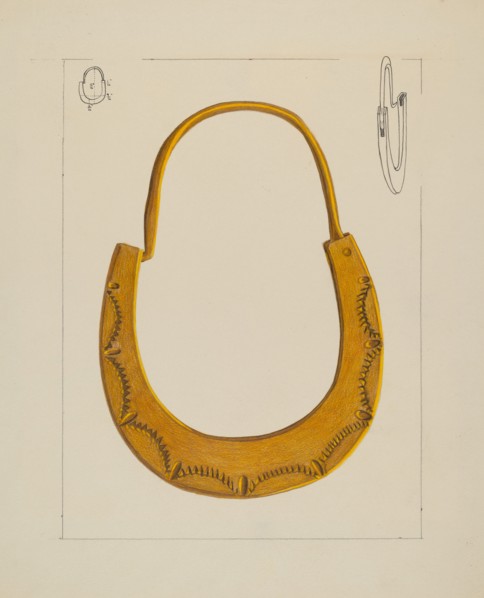 Baby's Earring, c. 1937. Creator: Tulita Westfall.