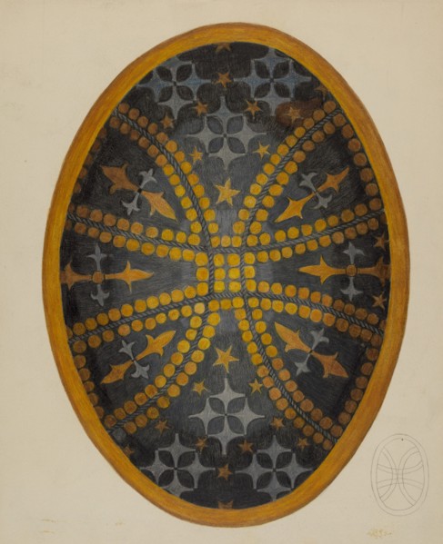 Oval Pin, c. 1937. Creator: Tulita Westfall.