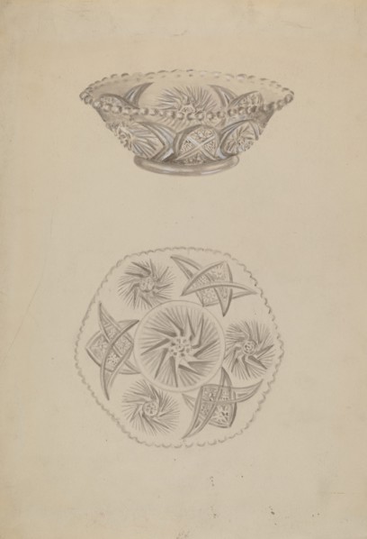 Bon Bon Dish, c. 1936. Creator: Eva Wilson.