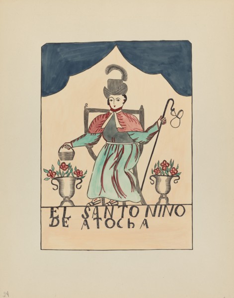 Plate 24: The Lost Child of Atocha: From Portfolio "Spanish Colonial Designs of New Mexico", 1935/19 Creator: Unknown.