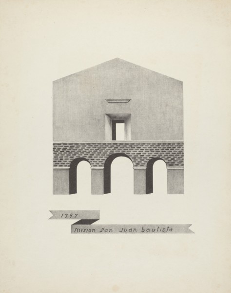 Mision San Juan Bautista, 1935/1942. Creator: James Jones.