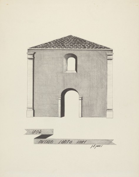 Mision Santa Ines, 1935/1942. Creator: James Jones.