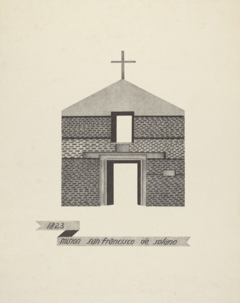 Mision San Francisco de Solano, 1935/1942. Creator: James Jones.