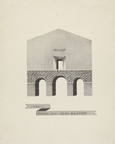Mision San Juan Bautista, 1935/1942. Creator: James Jones.