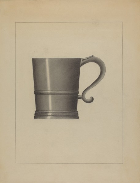 Pewter Mug, c. 1936. Creator: Gordon Sanborn.