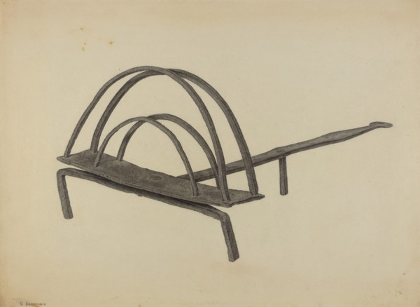 Toast Rack, c. 1939. Creator: Gordon Sanborn.
