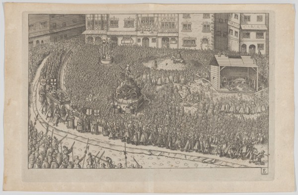 Plate E: Election and Coronation of Emperor Maximilian II, 1612., 1612. Creator: Anon.