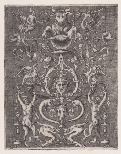 Ornamental Panel, ca. 1514-36., ca. 1514-36. Creator: Anon.