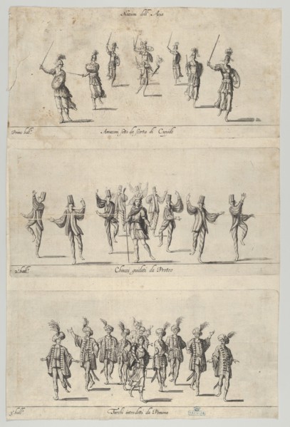 Nations of Asia ballets, 17th century., 17th century. Creator: Anon.