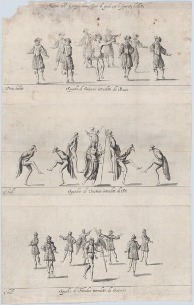 Nations of Europe ballets, 17th century., 17th century. Creator: Anon.