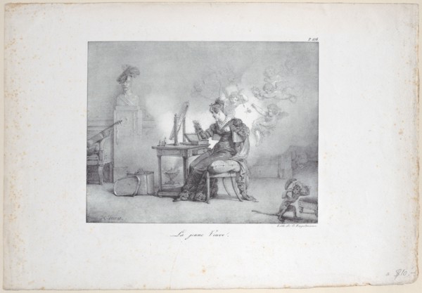 The Young Widow, ca. 1818-21. Creator: Émile Jean-Horace Vernet.