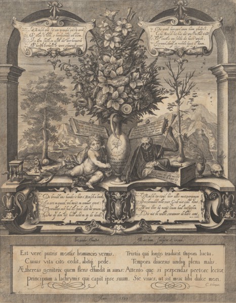 Allegory of the Transitoriness of Life,.n.d. Creator: Jacob Matham.