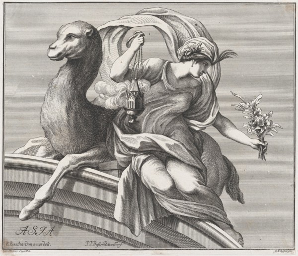 Asia, 1732. Creator: Johann Justin Preissler.
