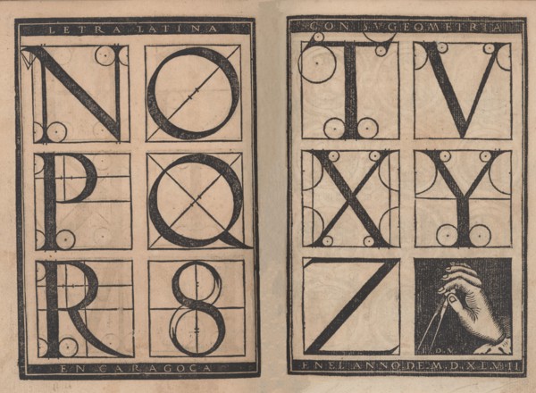 Libro Subtilissimo por el qual se enseña a escrevir . . . ., 1564. Creator: Written by Juan de Yciar.