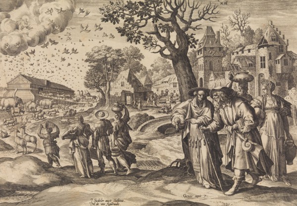 The Animals Going into the Ark from The Story of the Family of Seth, 1586 Creator: Johann Sadeler I.