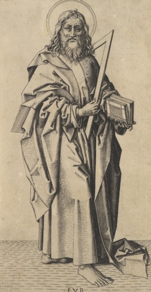 Saint Thomas, ca. 1490-1500. Creator: Master FVB.