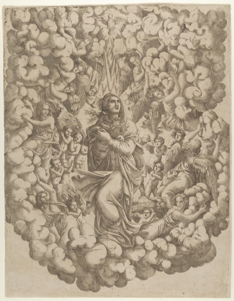 The Assumption of the Virgin, 1540-50. Creator: Master IQV.