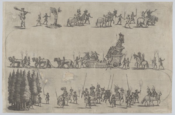 Plate 7 from Pietro Paulo Bissari, Antiopa, 1662. Creator: Mathäus Küsel.