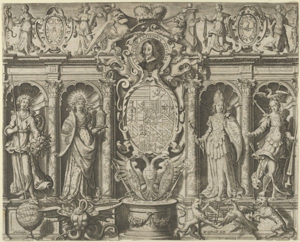 Allegory of Leopold V, Archduke of Austria, mid 16th-mid 17th century. Creator: Matthaeus Greuter.